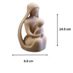 Decorative Mother and Child Figurine, Mothers Day Gift, Mother Love Statue, Family Bond Showpiece, Corporate Gift Item, Client Gifting Decor, Office Desk Decor, Home Decor Gift, 3D Printed Decorative Figurine - Image 2
