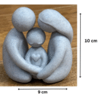 Valentine’s Day with Child Minimalist 3D Printed Gift, Family Gift, Gift for Mother, Gift for Father, Gift for Parents, Gift for Kids, Home Decor Gift, Emotional Keepsake Gift - Image 2