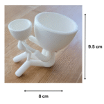 Mothers Day Pot, Mother and Child Planter, Gift for Mother, Family Decor, Home Decor Gift, Office Desk Gift, Corporate Gift, Festival Gift, 3D Printed Flower Pot - Image 2