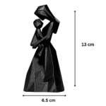 Geometric Mother and Child Figurine, Family Love Showpiece, Motherhood Gift, Give to Mother, Hospital Birth Decor, Maternity Clinic Decor, Home Decor Statue, Baby Shower Gift, 3D Printed Figurine - Image 2