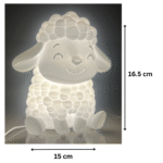 Luminous Sheep LED Night Lamp – Premium Corporate Gift, Desk Decor & Modern Home Accent - Image 2