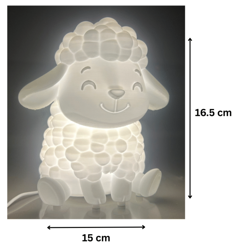 Luminous Sheep LED Night Lamp – Premium Corporate Gift, Desk Decor & Modern Home Accent - Image 2