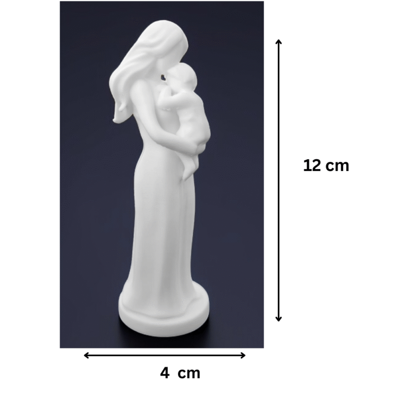 Mom’s Hug Minimalist Sculpture, Mother Love Showpiece, Family Bond Decor, Gift for Mother, Maternity Gift, Birth Delivery Hospital Decor, New Mom Gift, Home Office Table Decor, 3D Printed Art Sculpture - Image 2