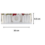 Vase for Mom, Mother Gift, Mom Birthday Gift, Mothers Day Gift, Family Home Decor, Gift for Mother, Decorative Flower Vase, Living Room Decor, Bedroom Decor, 3D Printed Vase - Image 2