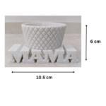 MAMA Planter, Mother Gift, Family Decor, Home Decor Planter, Office Desk Planter, Garden Pot, Indoor Plant Holder, Love Gift, Birthday Gift, Mothers Day Gift, 3D Printed Planter - Image 2