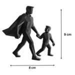 Minimalist Father & Son Statue, Father’s Day Gift, Family Decor, Home Decor, Office Decor, Study Room Decor, Living Room Showpiece, Dad Gift, Son Gift, Emotional Family Sculpture, 3D Printed Decorative Statue - Image 2