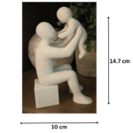 Father’s Day Gift Sculpture, Dad Gift, Father Gift, Family Decor, Home Decor, Office Desk Decor, Love Appreciation Gift, Parent Gift, Birthday Gift, Anniversary Gift, 3D Printed Decorative Sculpture - Image 2