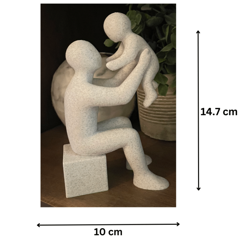 Father’s Day Gift Sculpture, Dad Gift, Father Gift, Family Decor, Home Decor, Office Desk Decor, Love Appreciation Gift, Parent Gift, Birthday Gift, Anniversary Gift, 3D Printed Decorative Sculpture - Image 2