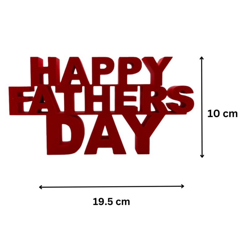 Happy Father’s Day Sign, Father Gift, Dad Gift, Papa Gift, Family Gift, Home Decor, Office Desk Decor, Table Decor, Shelf Decor, Celebration Decor, Festive Gift, Personalized Style Gift, 3D Printed Gift - Image 2