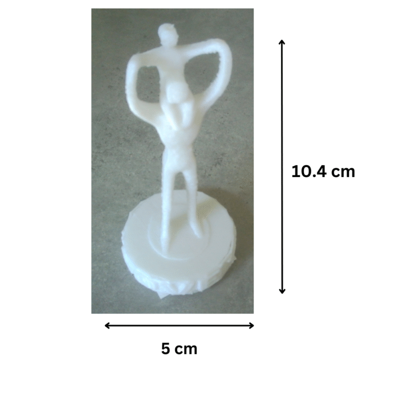 Father’s Day Sculpture, Father Gift, Dad Gift, Papa Gift, Family Decor, Home Decor Showpiece, Office Desk Decor, Emotional Gift, Love Symbol, Appreciation Gift, 3D Printed Sculpture - Image 2