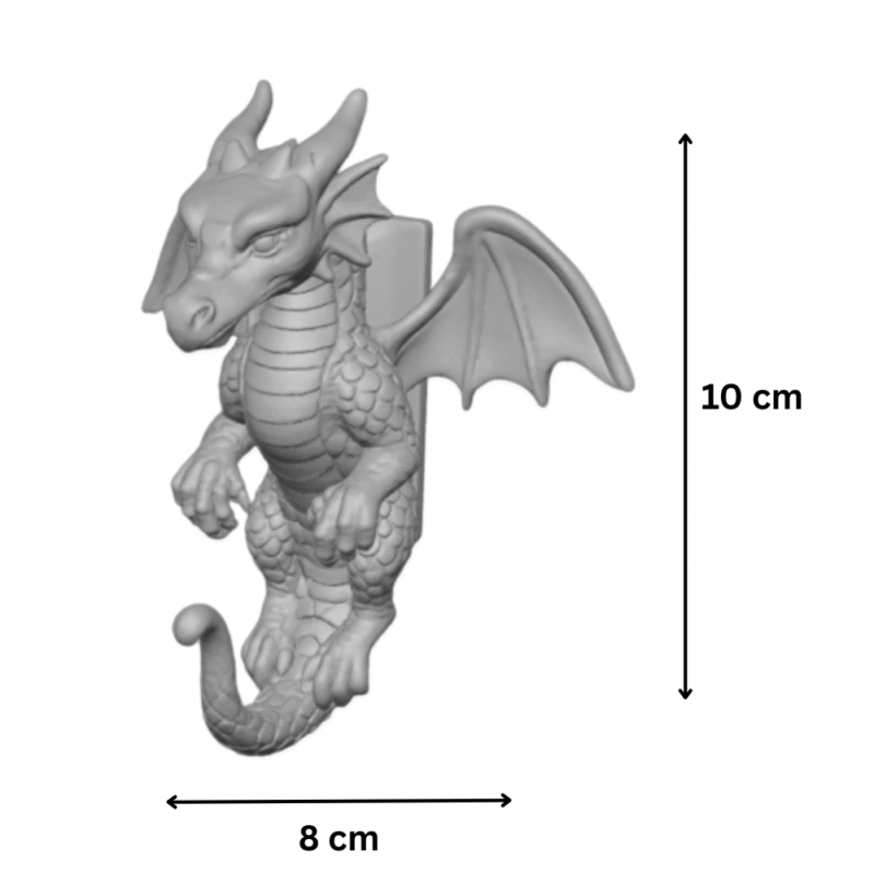 Premium 3D Printed Dragon Wall Hook for Home & Office Décor | Unique Corporate Gift | Lightweight & Durable Wall Hanger - Image 2