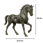 Ethereal Horse – Organic Art in Motion, Family Décor, Office Décor, Luxury Gift, Artistic Home Accent, Table Décor, Shelf Décor, Modern Interior Sculpture, 3D Printed Art - Image 2