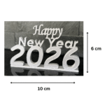 Happy New Year 2026 Gift, New Year Home Decor, Office Desk Decor, Festival Decoration Item, Family Celebration Gift, Friends Party Gift, Employee Appreciation Gift, Client Thank You Gift, Event Decoration Product, 3D Printed New Year Decor - Image 2
