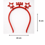 New Year 2026 Wobble Headband, New Year Party Accessory, Family Celebration, Office Event, School Function, Friends Party, Festival Wear, Photo Prop, Return Gift, 3D Printed Headband - Image 2