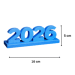 2026 New Year Decorative Gift, Family Gift, Office Desk Decor, Home Decor Item, Festival Decoration, Business Gift, Employee Appreciation Gift, Client Gift, Event Giveaway, Housewarming Decor, Tabletop Display, 3D Printed Gift - Image 2