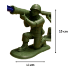 Pen Holder Bazooka Soldier, Army Pen Stand, Military Desk Organizer, Soldier Statue Pen Holder, Office Desk Pen Holder, Study Table Pen Stand, Gift for Army Officers, Gift for Soldiers, Gift for Defence Staff, Desk Decor Pen Holder, 3D Printed Pen Holder - Image 2