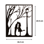 Love Under The Trees Wall Decor, Romantic Tree Wall Art, Couple Love Wall Hanging, Bedroom Wall Decor, Living Room Wall Art, Anniversary Gift Decor, Wedding Decor Item, Home Interior Wall Decor, Modern Wall Decoration, 3D Printed Wall Decor - Image 2