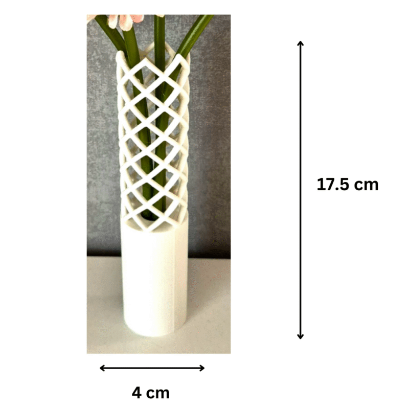 Elegant 3D Printed Vase, Office Desk Decor, Corporate Gift, Industrial Gift, Client Gift, Employee Gift, Gym Decor, Hotel Decor, Restaurant Decor, Home Decor, Reception Table Decor, Conference Room Decor - Image 2