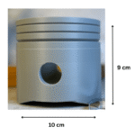 3D Printed Pencil Holder Piston, Office Desk Organizer, Industrial Gift, Engineer Gift, Corporate Gift, Workshop Desk Accessory, Mechanical Theme Pen Stand - Image 2