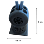 Dragster Tire Pen Holder, 3D Printed Desk Organizer, Office Stationery Stand, Corporate Gift, Industrial Gift, Engineer Gift, Automobile Theme Desk Accessory, Creative Office Decor, Unique Table Organizer - Image 2