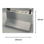 Concrete Pencil Holder, Construction Barricade Pen Stand, 3D Printed Desk Organizer, Office Stationery Holder, Corporate Gift, Industrial Gift, Airline Office Gift, Architect Desk Accessory, Engineer Gift, Construction Theme Desk Decor - Image 2