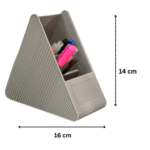 Triangular Pen Holder, 3D Printed Desk Organizer, Office Stationery Holder, Corporate Gift, Industrial Gift, Airline Office Use, School College Use, Home Office Desk Accessory - Image 2