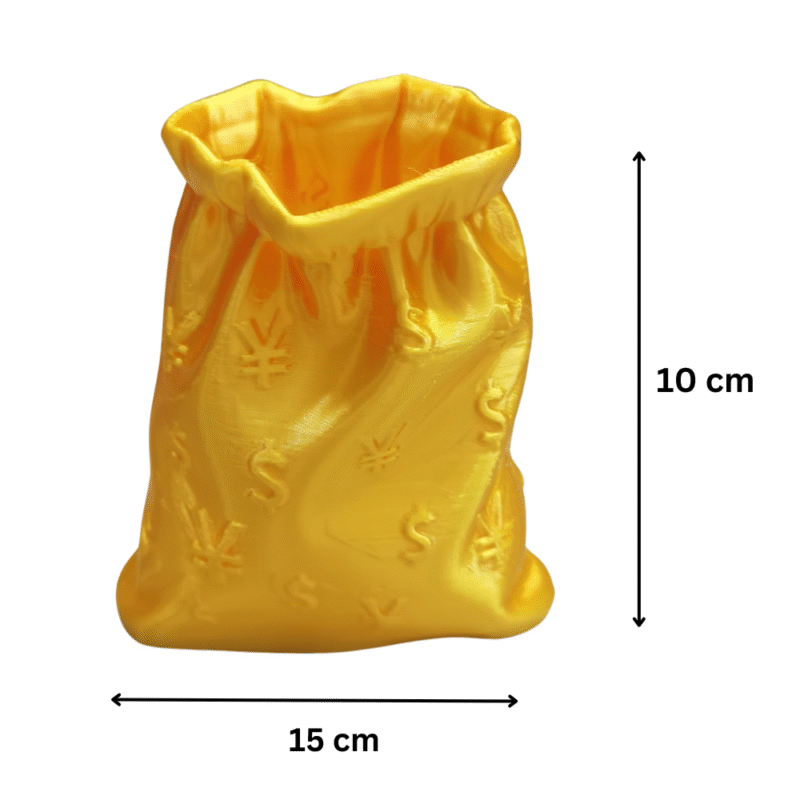 Money Bag Pen Holder, Office Desk Organizer, Corporate Gift, Employee Gift, Client Gift, Bank Gift, Finance Gift, Airline Office Gift, Promotional Gift, 3D Printed Desk Accessory - Image 2