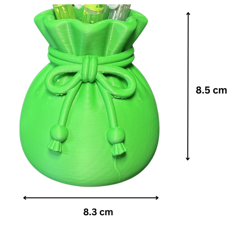 Money Bag Pen Holder, Wealth-Gathering Pen Pot, Office Desk Organizer, Trading Desk Decor, Corporate Gift, Business Gift, Finance Office Decor, Accountant Desk Accessory, Banker Table Decor, 3D Printed Desktop Decor - Image 2