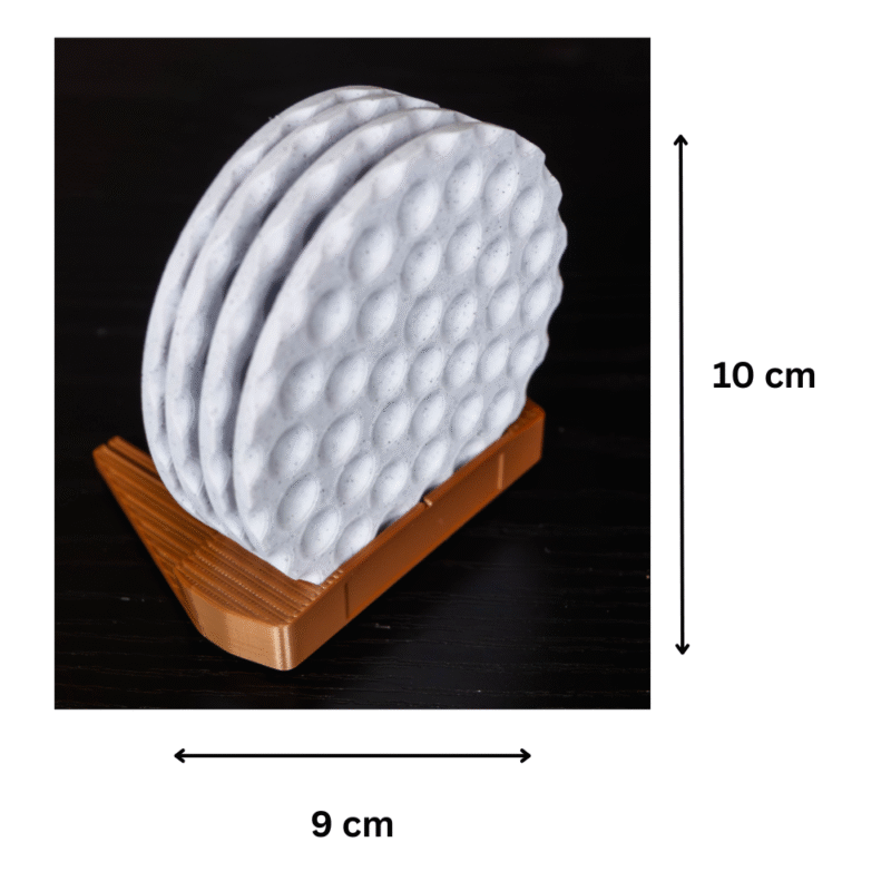 Premium Putter & Golf Ball Coaster Set – Luxury Desk Gift for Corporate, Office & Golf Lovers - Image 2