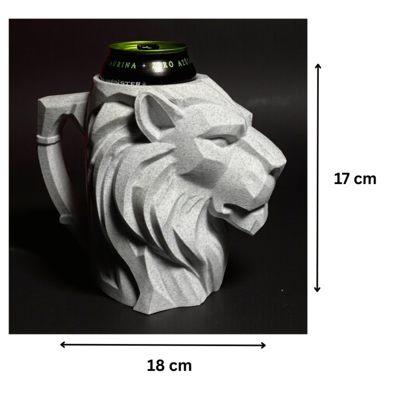 Majestic Lion Can Holder – Premium Desk Organizer & Corporate Gift | 3D Printed Home Décor for Offices & Events - Image 2