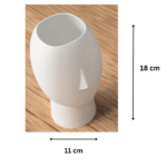 Premium 3D Printed Face Vase | Modern Home & Office Décor | Unique Corporate Gift for Clients & Employees - Image 2