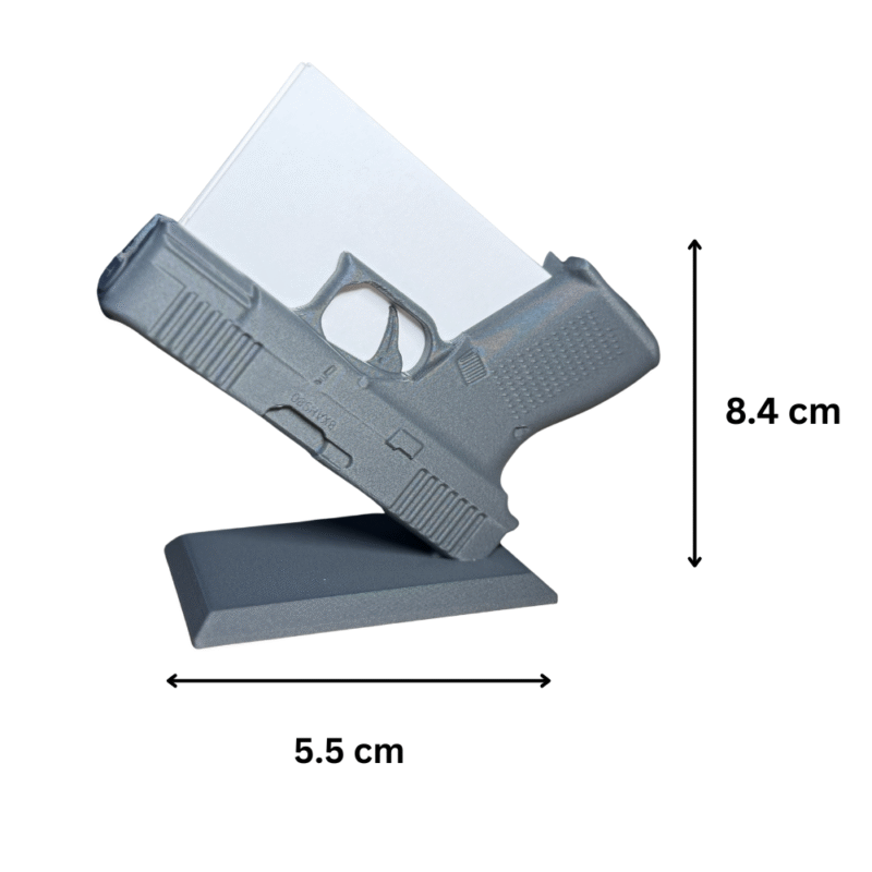 Glock Gun-Design Business Card Stand | Premium Desk Accessory for Office, Corporate Gifting & Home Decor - Image 2
