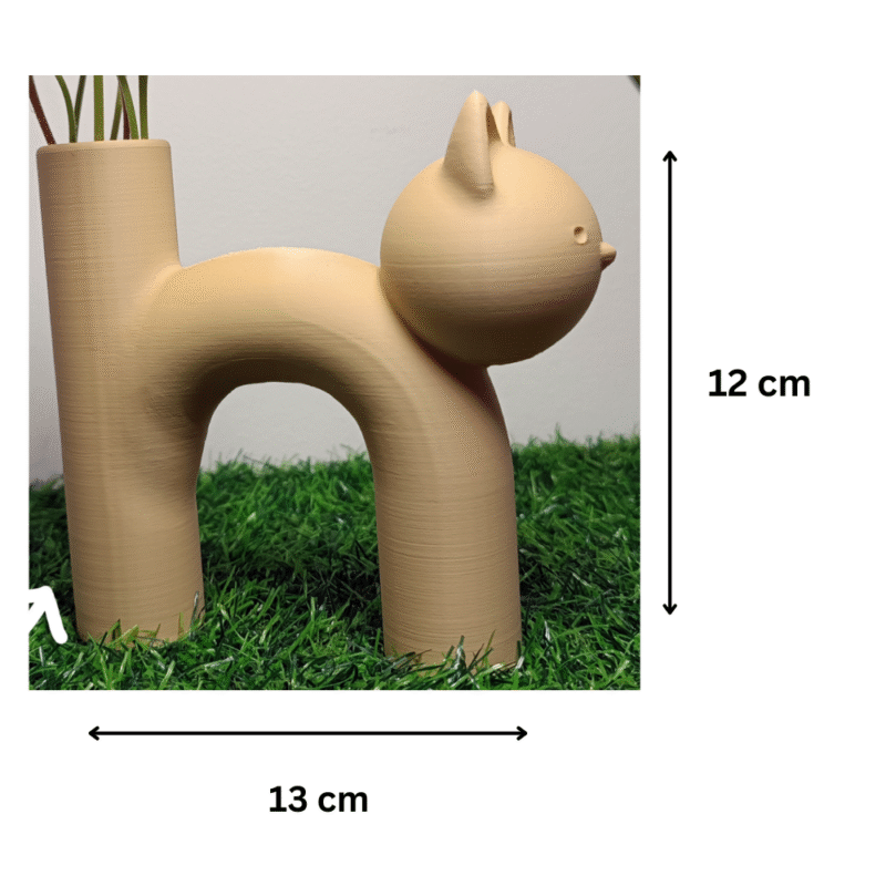 Premium Cat Vase – Elegant Home & Office Décor | Unique Corporate Gift for Employees & Clients - Image 2