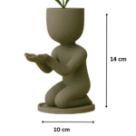 Elegant Human Bust Planter | Artistic Face Pot for Office & Home Décor | Premium Corporate Gift - Image 2