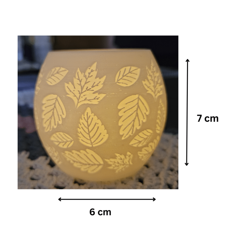 Tealight with Fall Decor – Premium 3D Printed Autumn Candle Holder for Corporate Gifts, Home Décor & Festive Gifting - Image 2