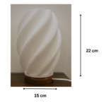 The Wave LED Lamp – Modern Desk Light for Office, Industrial Gifting & Home Decor - Image 2