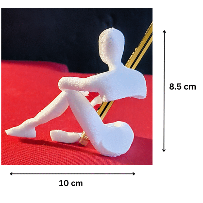 Man Pencil Holder – Stylish Desk Organizer for Office, Study Room, Library, Home Decor, pen stand,pencil stand,pencil holder,Corporate Gifts & Personal Gifting,Figurines for Home Decor - Image 2