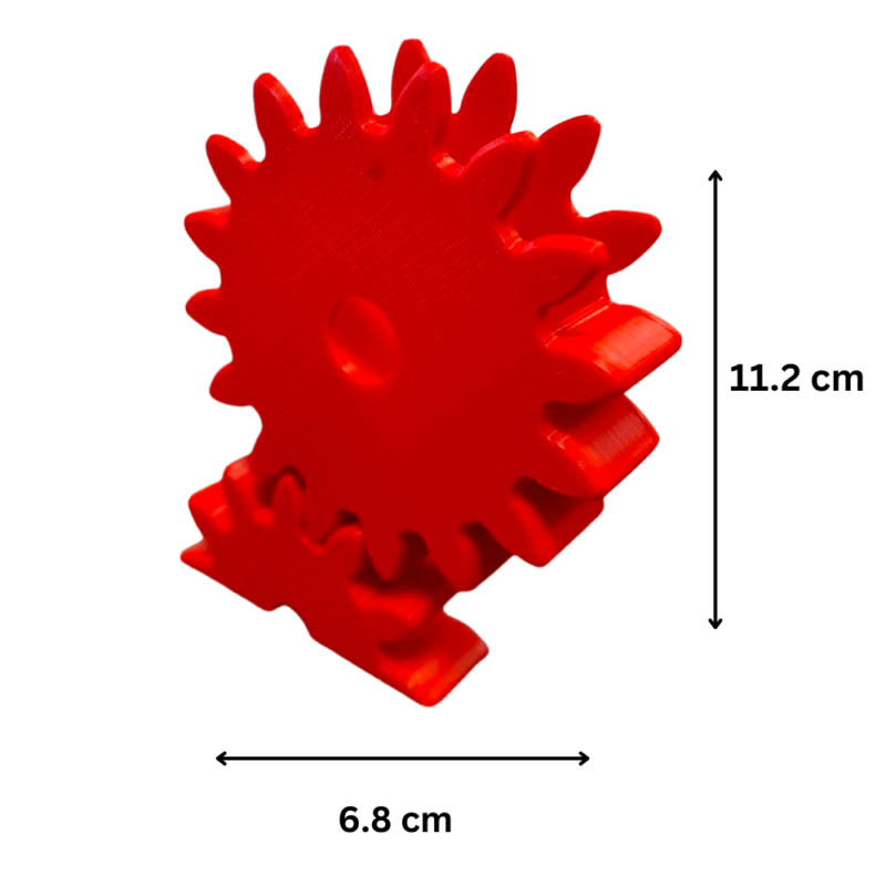 Gear Business Cards Holder for Office, Corporate Gifts, Mechanical Industry, Automotive Industry, Manufacturing Industry, Robotics, Aerospace, Industrial Plants, Engineering Firms, R&D Labs, Machinery Companies, Factory Units, Desk Organizer Gift - Image 2