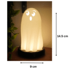 Halloween Ghost Lamp – 3D Printed LED Night Light for Home Décor, Office Desk, Festive Gifting & Event Decoration - Image 2