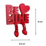 Valentines Day Be Mine Articulated Legs Buddy, Office Desk Decor Gift, Home Decoration Toy, Corporate Valentine Gift, Employee Appreciation Gift, Client Gifting, Workstation Companion, Cute Table Showpiece - Image 2