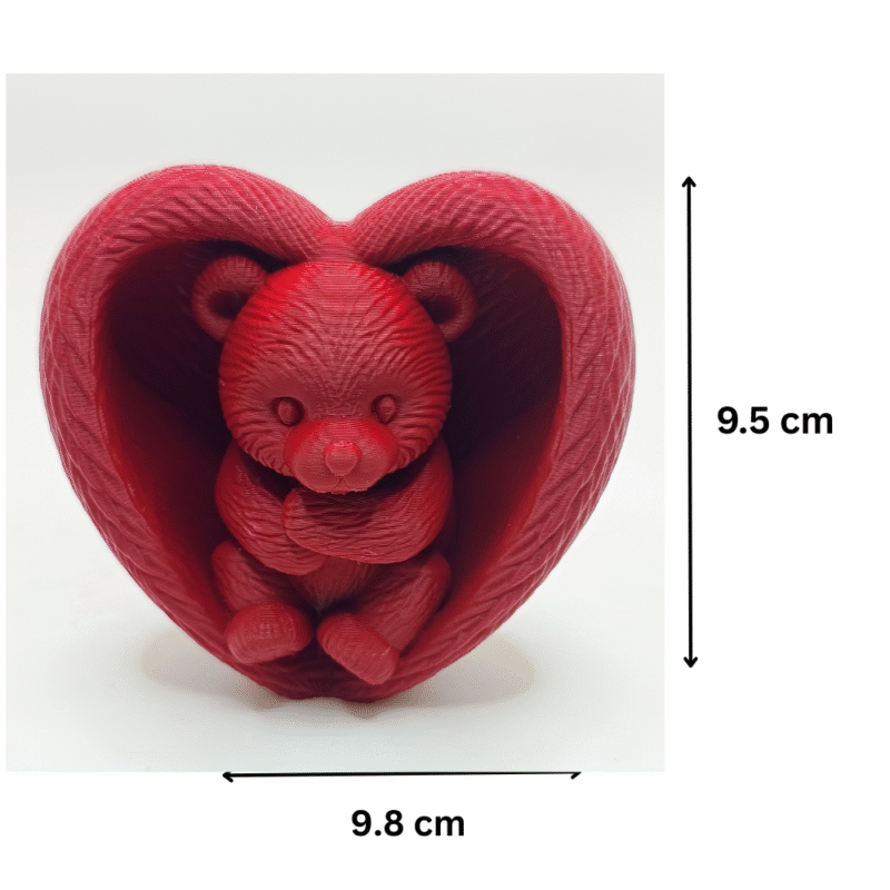 Heart Bear – Love to Touch | Corporate Gift, Office Desk Decor, Home Decor, Valentine’s Day Gift, Event Giveaway, Employee Appreciation, Client Gifting, Festival Gift, Couple Gift - Image 2