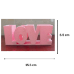 LOVE Letters Pen Holder, Office Desk Organizer, Home Décor Pen Stand, Valentine Day Gift, Corporate Gift, Couple Gift, Employee Gift, Tabletop Accessory, Workstation Organizer, Study Table Pen Holder, Romantic Gift, Festival Gift, Return Gift - Image 2