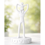 Father’s Day Sculpture, Father Gift, Dad Gift, Papa Gift, Family Decor, Home Decor Showpiece, Office Desk Decor, Emotional Gift, Love Symbol, Appreciation Gift, 3D Printed Sculpture