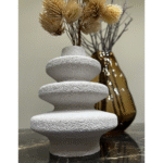 Oriental Temple Vase Fuzzy Skin 3D Printed, Spiritual Decor, Mandir Decor, Home Decor Gift, Birthday Gift, Anniversary Gift, Housewarming Gift, Festival Decoration, Corporate Gifting, Office Desk Decor, Event Decoration, Return Gift - Image 3