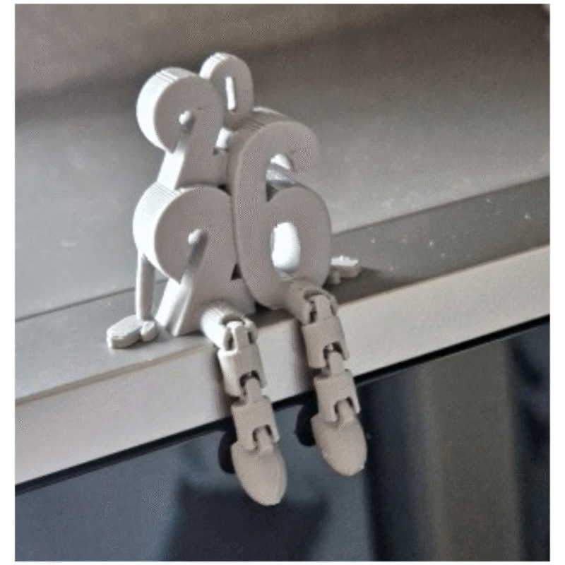 Movable 2026 Desk Decor, New Year 2026 Gift, Corporate Gift 2026, Office Table Showpiece, Custom Desk Gift - Image 3