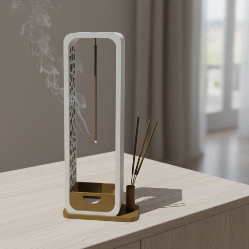 Voronoi Modern Design Incense Holder, Agarbatti Stand, Dhoop Holder, Home Decor Gift, Office Desk Decor, Corporate Gift, Festival Gift, 3D Printed Incense Holder - Image 3