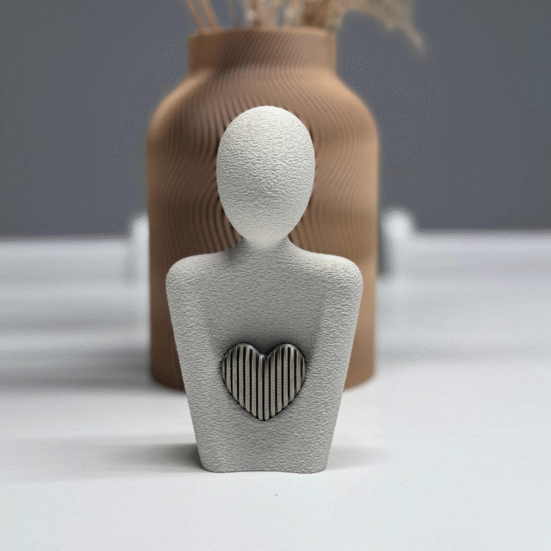 Mother’s Day Statue, Family Gift, Gift for Mother, Mom Gift, Mother Love Showpiece, Home Decor Statue, Office Desk Decor, Corporate Gift, 3D Printed Mother Statue - Image 3