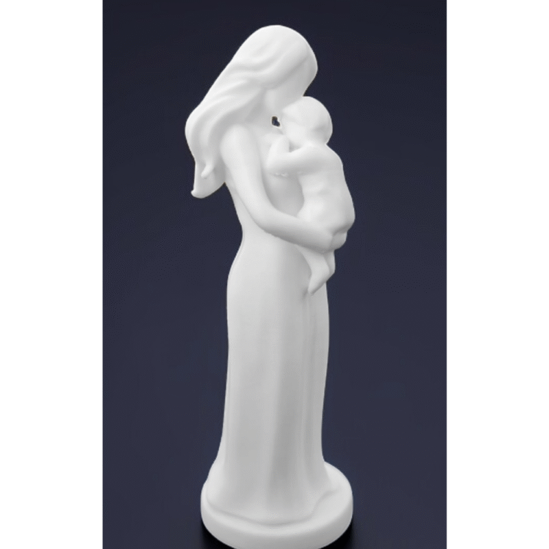 Mom’s Hug Minimalist Sculpture, Mother Love Showpiece, Family Bond Decor, Gift for Mother, Maternity Gift, Birth Delivery Hospital Decor, New Mom Gift, Home Office Table Decor, 3D Printed Art Sculpture - Image 3