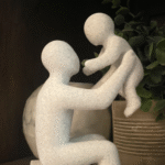 Father’s Day Gift Sculpture, Dad Gift, Father Gift, Family Decor, Home Decor, Office Desk Decor, Love Appreciation Gift, Parent Gift, Birthday Gift, Anniversary Gift, 3D Printed Decorative Sculpture - Image 3