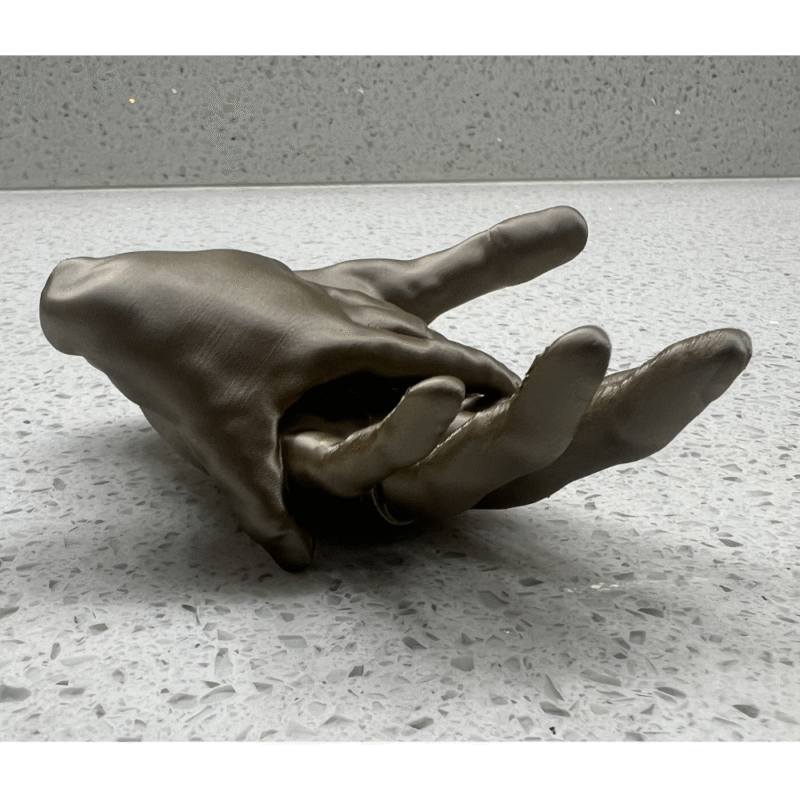 A Father’s Love Holding His Daughter’s Hand Gift, Family Bond Decor, Father Daughter Keepsake, Emotional Home Decor, Birthday Anniversary Return Gift, 3D Printed Decorative Showpiece - Image 3